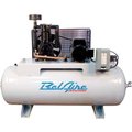 Quincy Compressor Belaire 318HL, 7.5 HP, Two-Stage Compressor, 80 Gallon, Horiz., 175 PSI, 25.3 CFM, 1-Phase 208-230V 8090250010